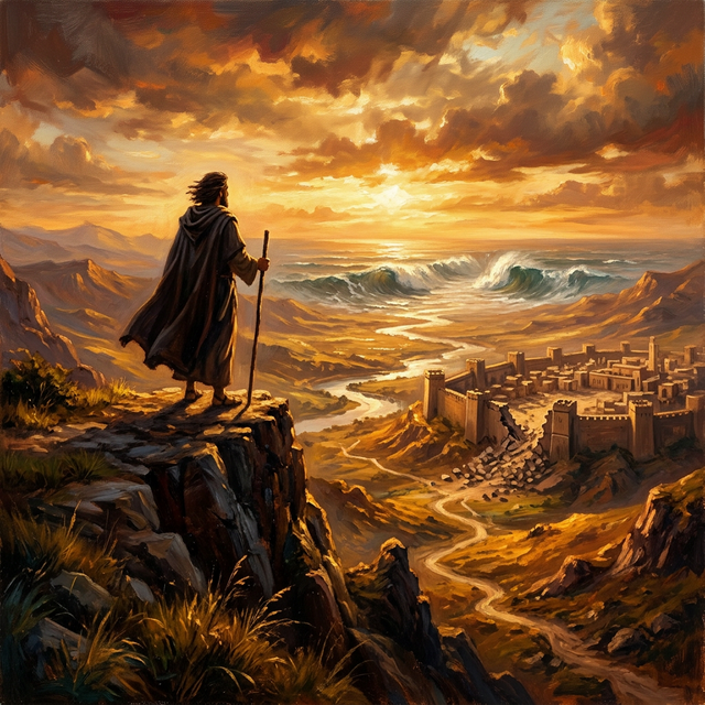 Come, behold — looking out over what God has done