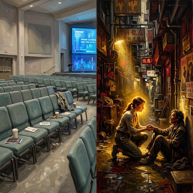 Comfortable church vs street ministry