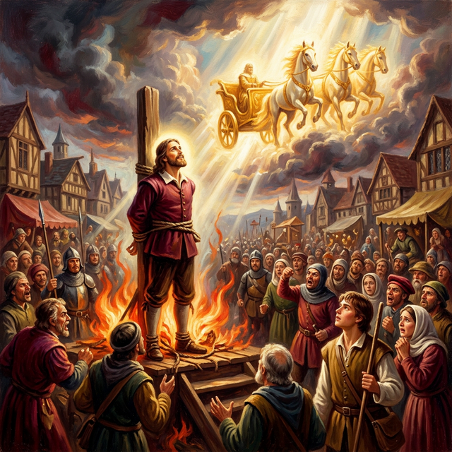 Faithful's martyrdom at Vanity Fair