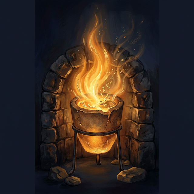 Refiner's Fire — sacred crucible refining precious metal